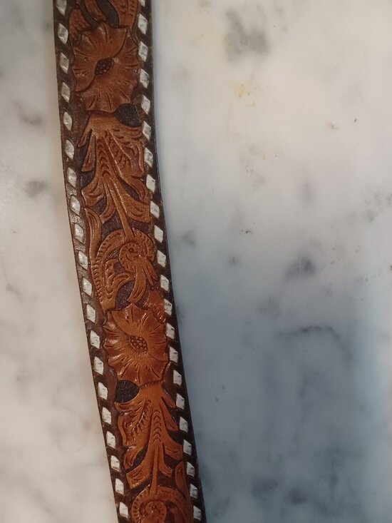 Other - Western Belt No Buckle Belt Only 41" x 1.5" Brown